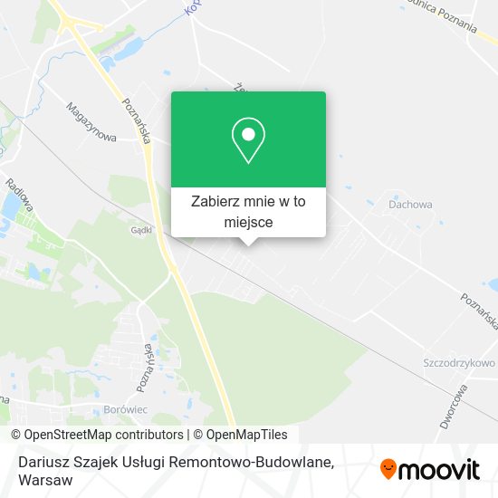 Mapa Dariusz Szajek Usługi Remontowo-Budowlane