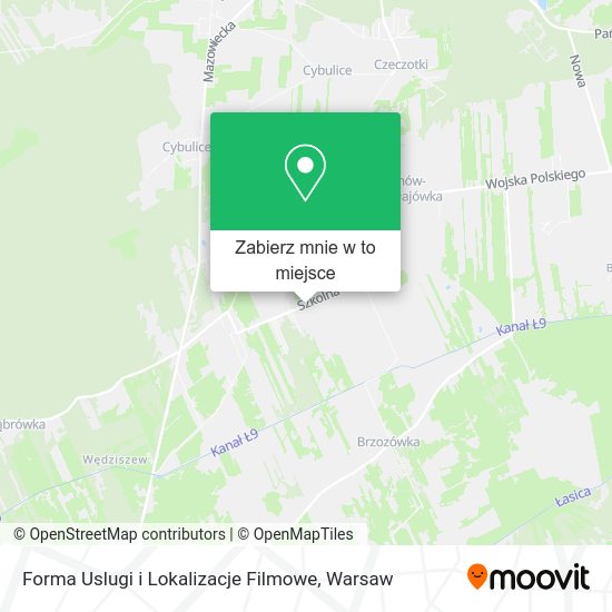 Mapa Forma Uslugi i Lokalizacje Filmowe