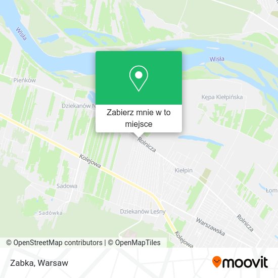 Mapa Zabka