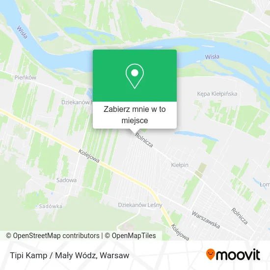 Mapa Tipi Kamp / Mały Wódz