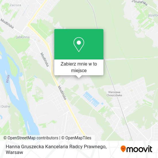 Mapa Hanna Gruszecka Kancelaria Radcy Prawnego