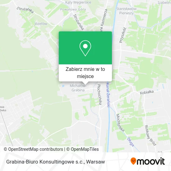 Mapa Grabina-Biuro Konsultingowe s.c.