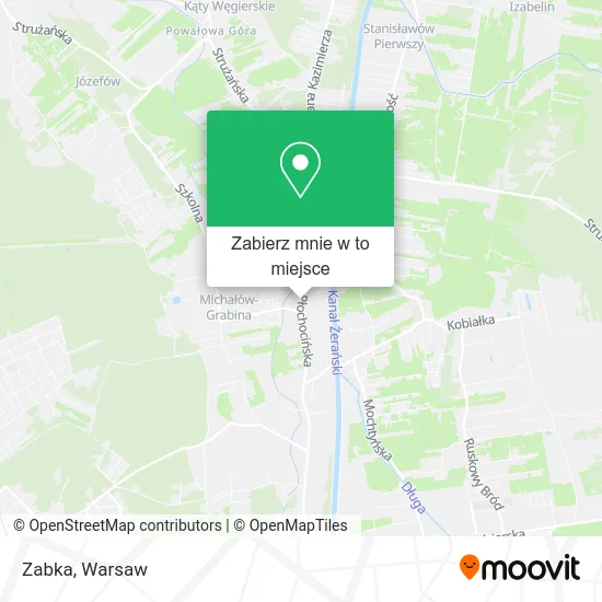 Mapa Zabka