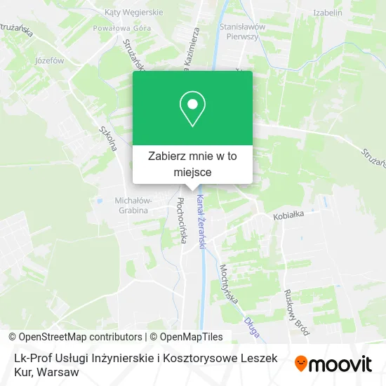 Mapa Lk-Prof Usługi Inżynierskie i Kosztorysowe Leszek Kur