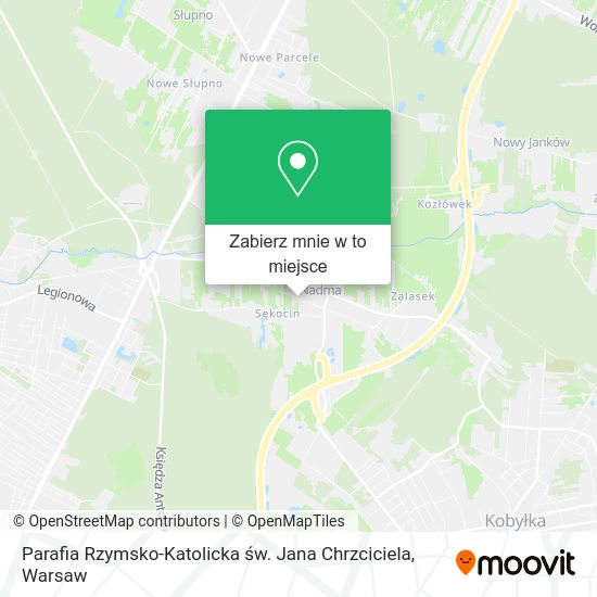 Mapa Parafia Rzymsko-Katolicka św. Jana Chrzciciela