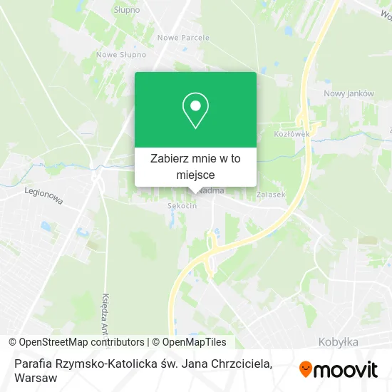 Mapa Parafia Rzymsko-Katolicka św. Jana Chrzciciela