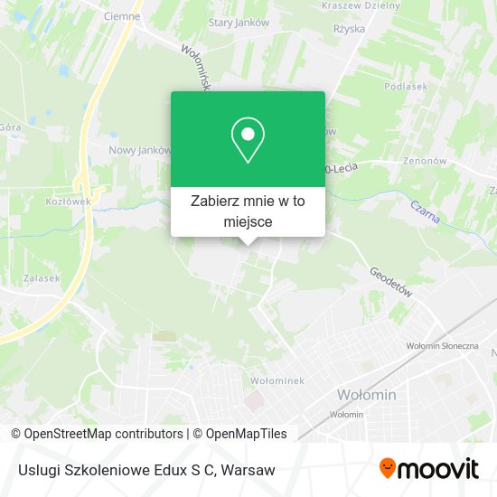 Mapa Uslugi Szkoleniowe Edux S C