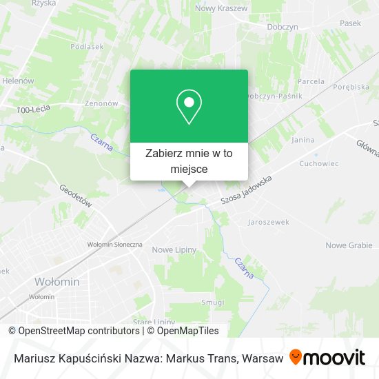 Mapa Mariusz Kapuściński Nazwa: Markus Trans