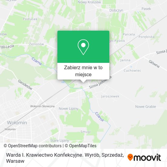 Mapa Warda I. Krawiectwo Konfekcyjne. Wyrób, Sprzedaż