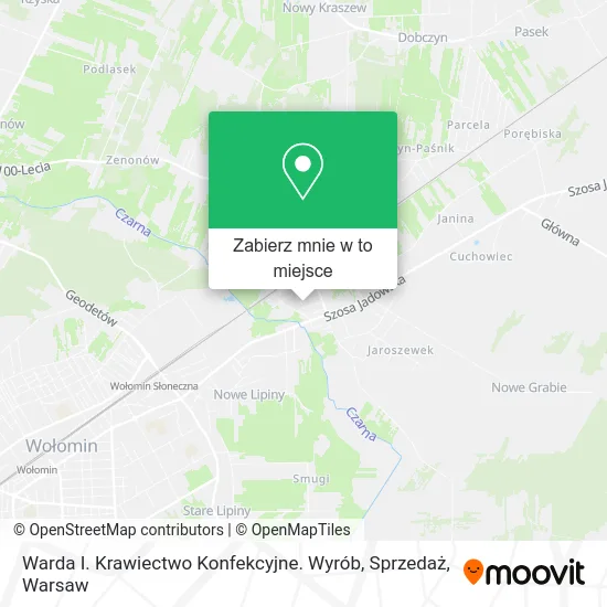 Mapa Warda I. Krawiectwo Konfekcyjne. Wyrób, Sprzedaż