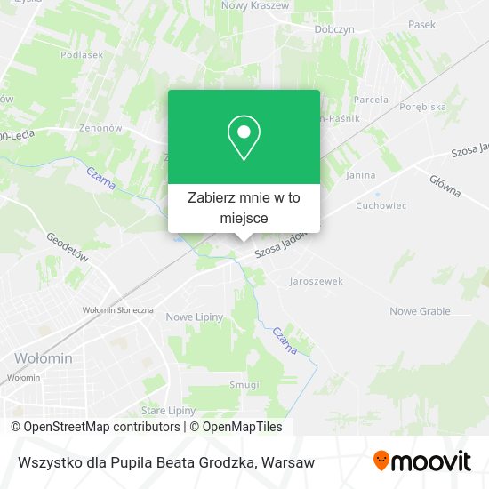 Mapa Wszystko dla Pupila Beata Grodzka