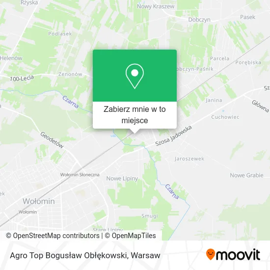 Mapa Agro Top Bogusław Obłękowski