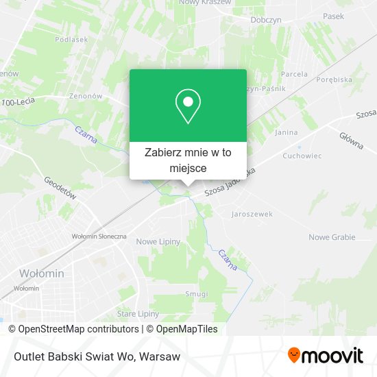 Mapa Outlet Babski Swiat Wo