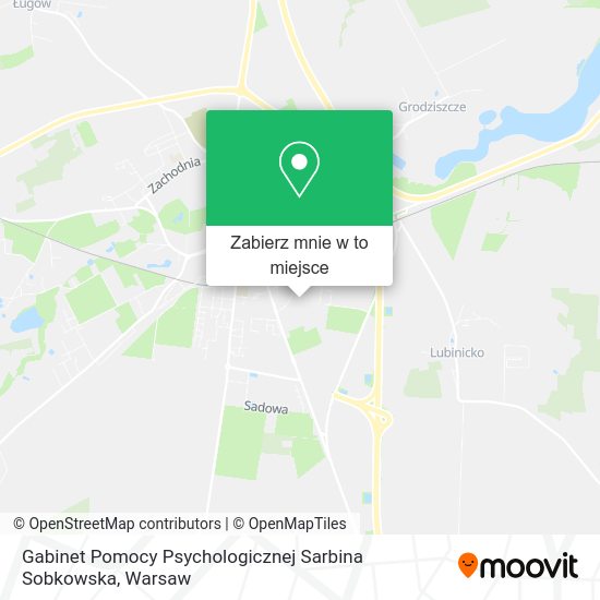 Mapa Gabinet Pomocy Psychologicznej Sarbina Sobkowska