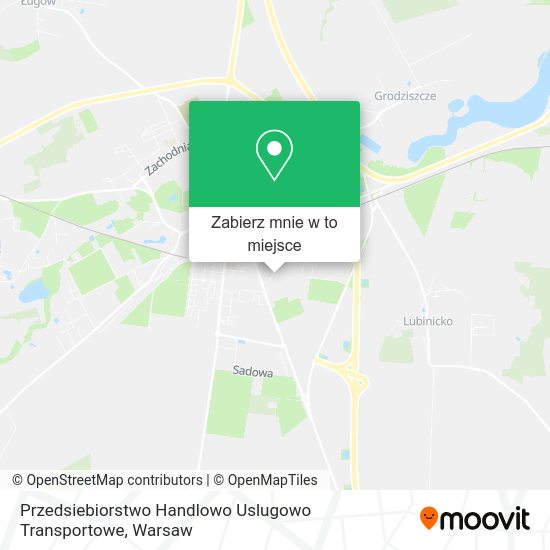 Mapa Przedsiebiorstwo Handlowo Uslugowo Transportowe