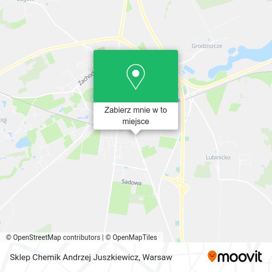 Mapa Sklep Chemik Andrzej Juszkiewicz