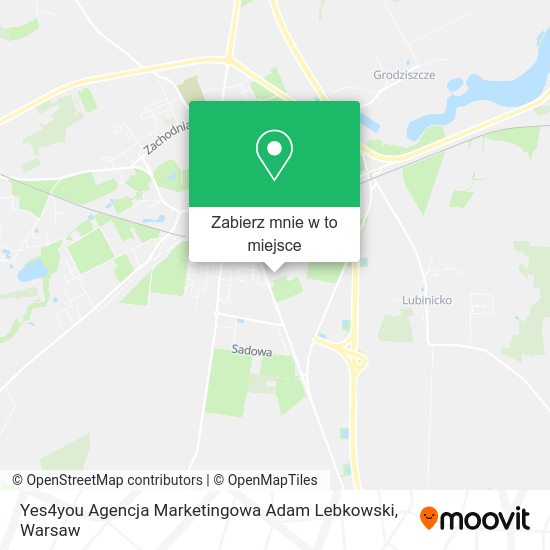 Mapa Yes4you Agencja Marketingowa Adam Lebkowski