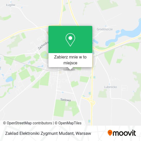 Mapa Zakład Elektroniki Zygmunt Mudant