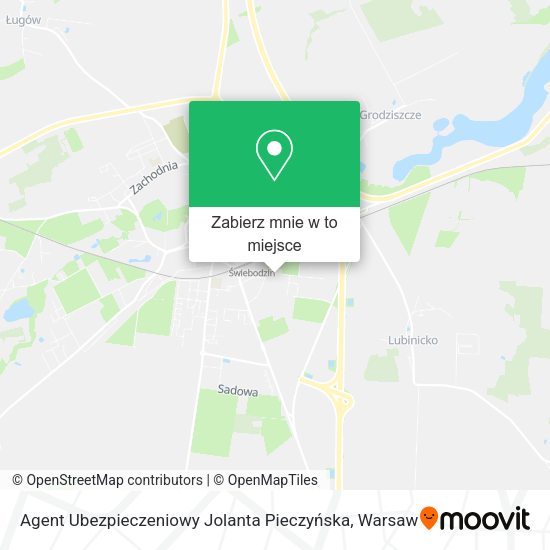 Mapa Agent Ubezpieczeniowy Jolanta Pieczyńska