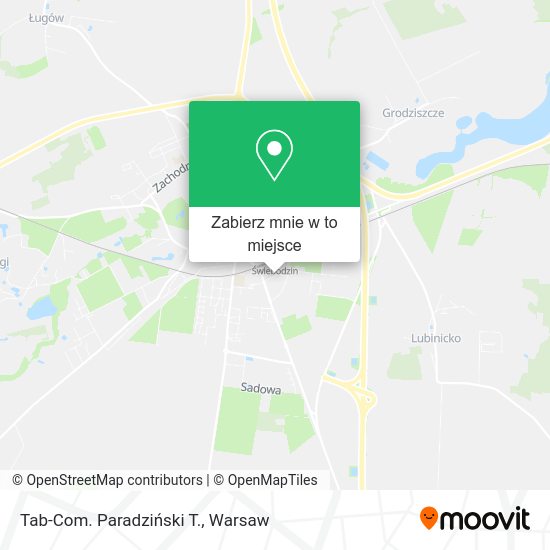 Mapa Tab-Com. Paradziński T.