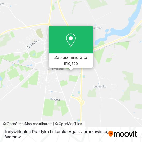 Mapa Indywidualna Praktyka Lekarska Agata Jarosławicka