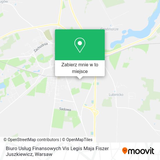 Mapa Biuro Usług Finansowych Vis Legis Maja Fiszer Juszkiewicz