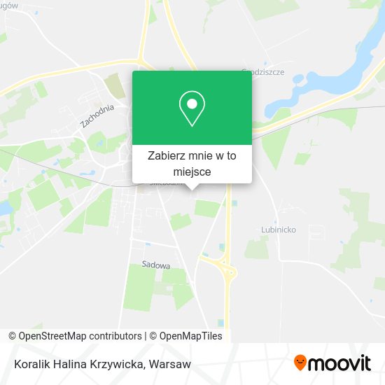 Mapa Koralik Halina Krzywicka