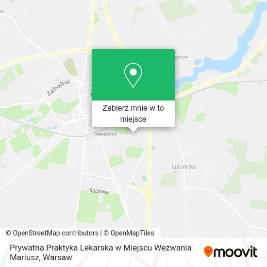 Mapa Prywatna Praktyka Lekarska w Miejscu Wezwania Mariusz