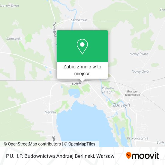 Mapa P.U.H.P. Budownictwa Andrzej Berlinski