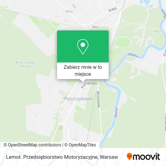 Mapa Lemot. Przedsiębiorstwo Motoryzacyjne