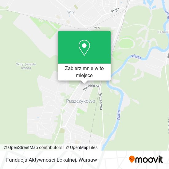 Mapa Fundacja Aktywności Lokalnej