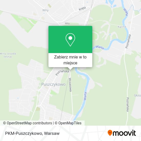 Mapa PKM-Puszczykowo