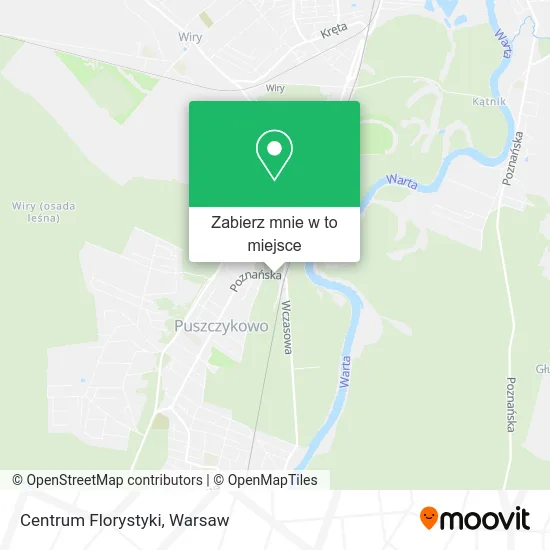 Mapa Centrum Florystyki
