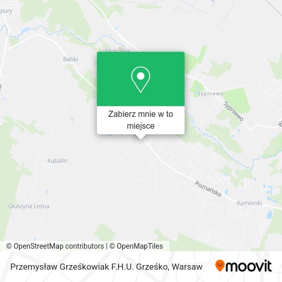 Mapa Przemysław Grześkowiak F.H.U. Grześko