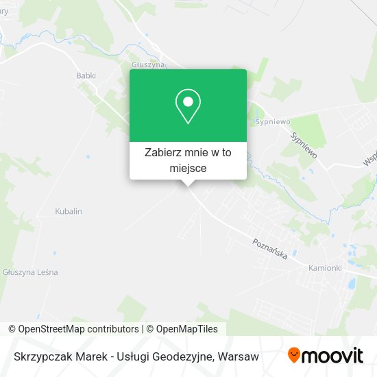 Mapa Skrzypczak Marek - Usługi Geodezyjne