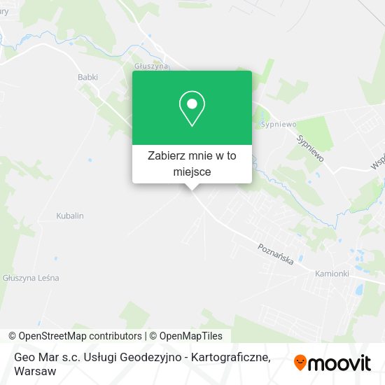 Mapa Geo Mar s.c. Usługi Geodezyjno - Kartograficzne