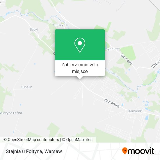 Mapa Stajnia u Foltyna