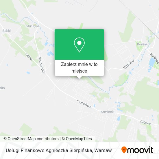 Mapa Usługi Finansowe Agnieszka Sierpińska