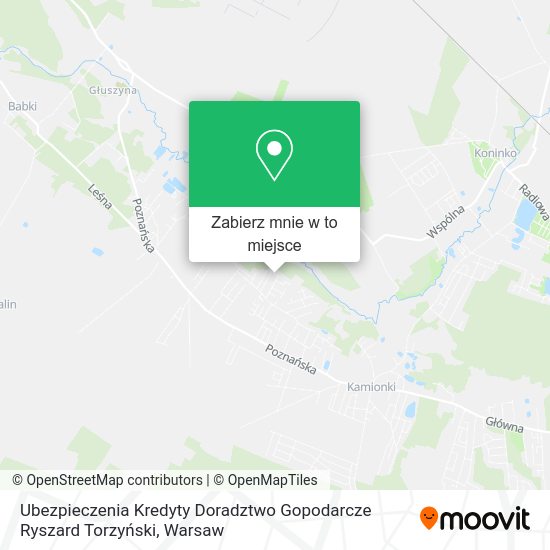 Mapa Ubezpieczenia Kredyty Doradztwo Gopodarcze Ryszard Torzyński