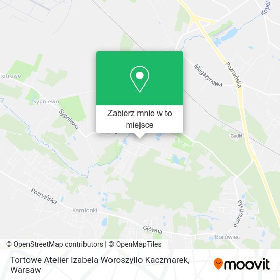 Mapa Tortowe Atelier Izabela Woroszyllo Kaczmarek