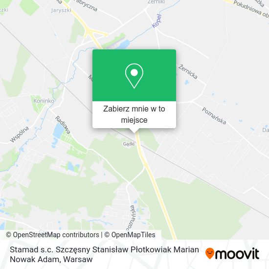 Mapa Stamad s.c. Szczęsny Stanisław Płotkowiak Marian Nowak Adam