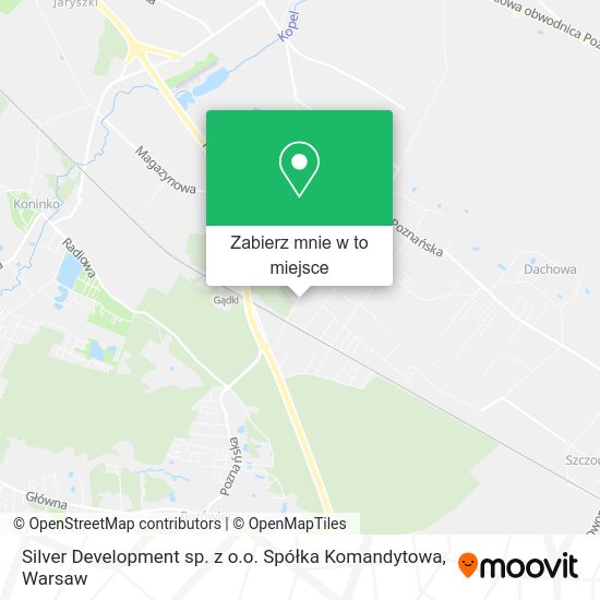 Mapa Silver Development sp. z o.o. Spółka Komandytowa