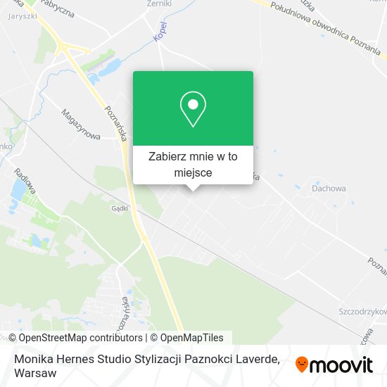 Mapa Monika Hernes Studio Stylizacji Paznokci Laverde