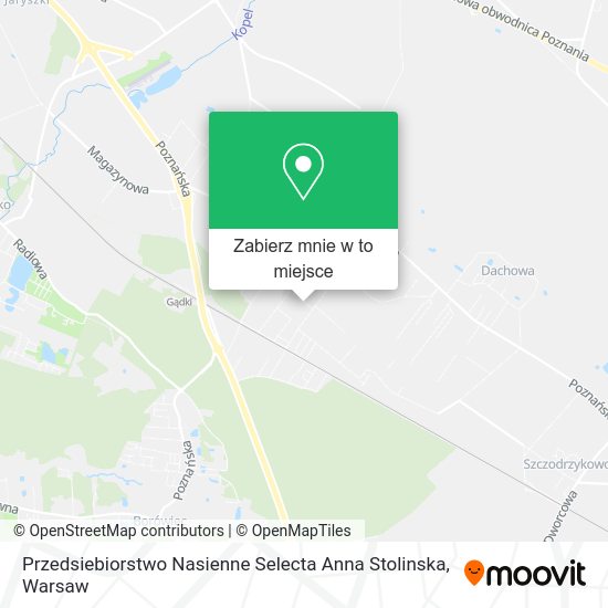 Mapa Przedsiebiorstwo Nasienne Selecta Anna Stolinska