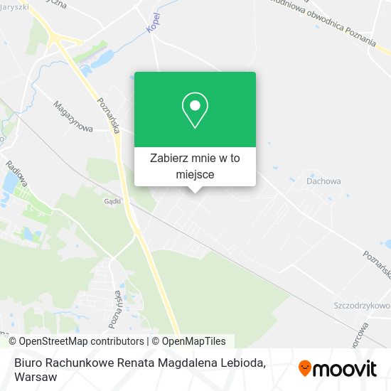 Mapa Biuro Rachunkowe Renata Magdalena Lebioda