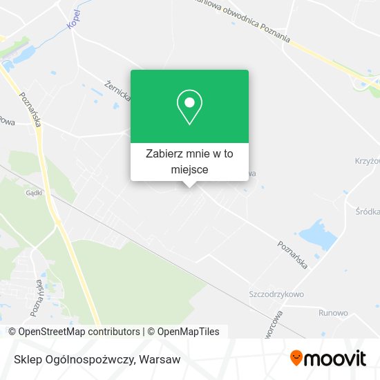 Mapa Sklep Ogólnospożwczy