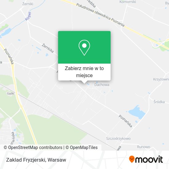 Mapa Zaklad Fryzjerski