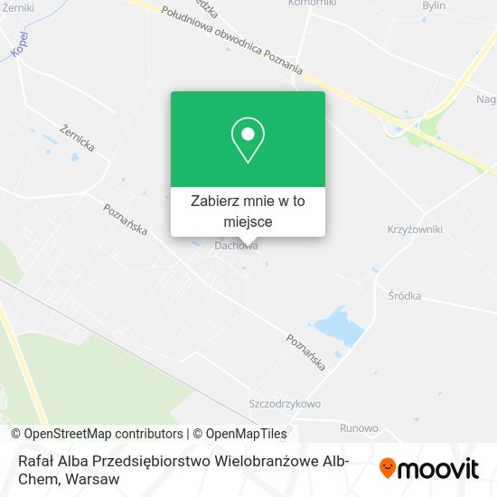 Mapa Rafał Alba Przedsiębiorstwo Wielobranżowe Alb-Chem