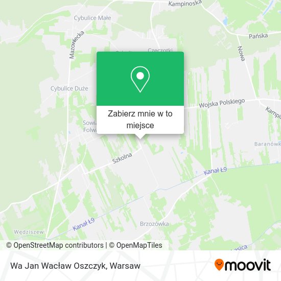 Mapa Wa Jan Wacław Oszczyk