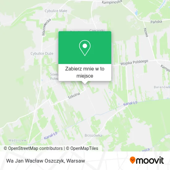 Mapa Wa Jan Wacław Oszczyk